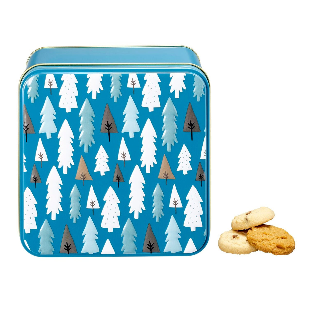 Alpine Forest Biscuit Tin