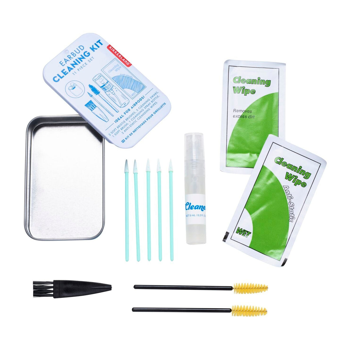 Kikkerland 11-Piece Earbud Cleaning Kit