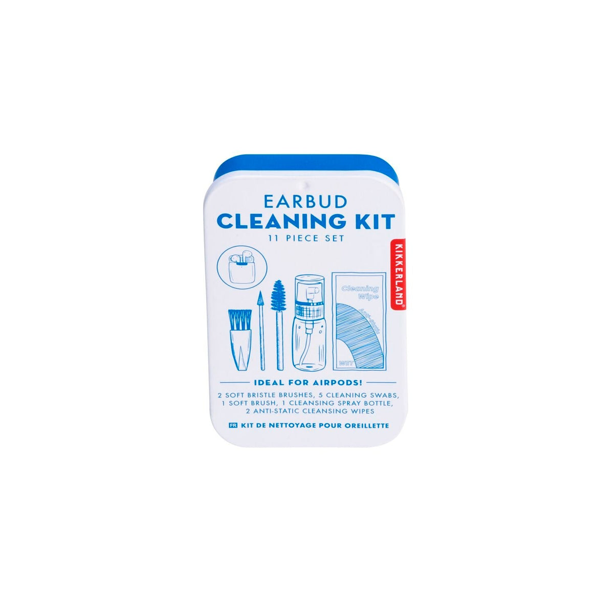 Kikkerland 11-Piece Earbud Cleaning Kit