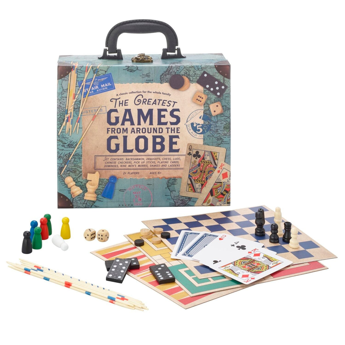 The Greatest Games From Around the Globe – 10 Family Games in 1 Box