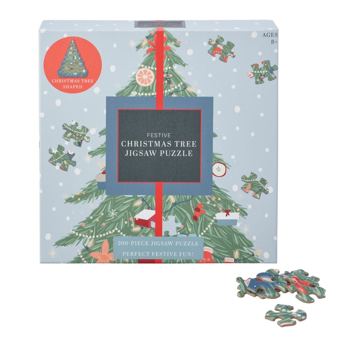 Festive Christmas Tree Jigsaw Puzzle - 200 pieces