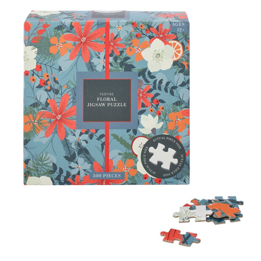 Festive Floral Jigsaw Puzzle - 500 pieces