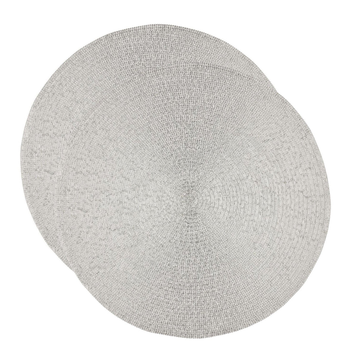 2 Lakeland Circular Silver Place Mats