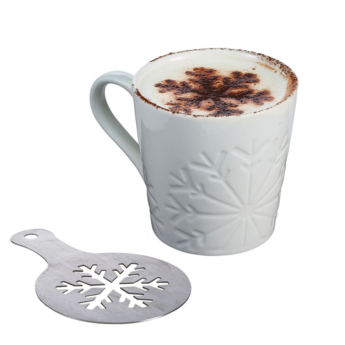 Lakeland Snowflake Mug and Hot Chocolate Gift Set