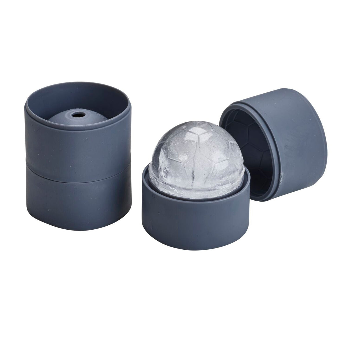 2 Kikkerland Football Ice Moulds