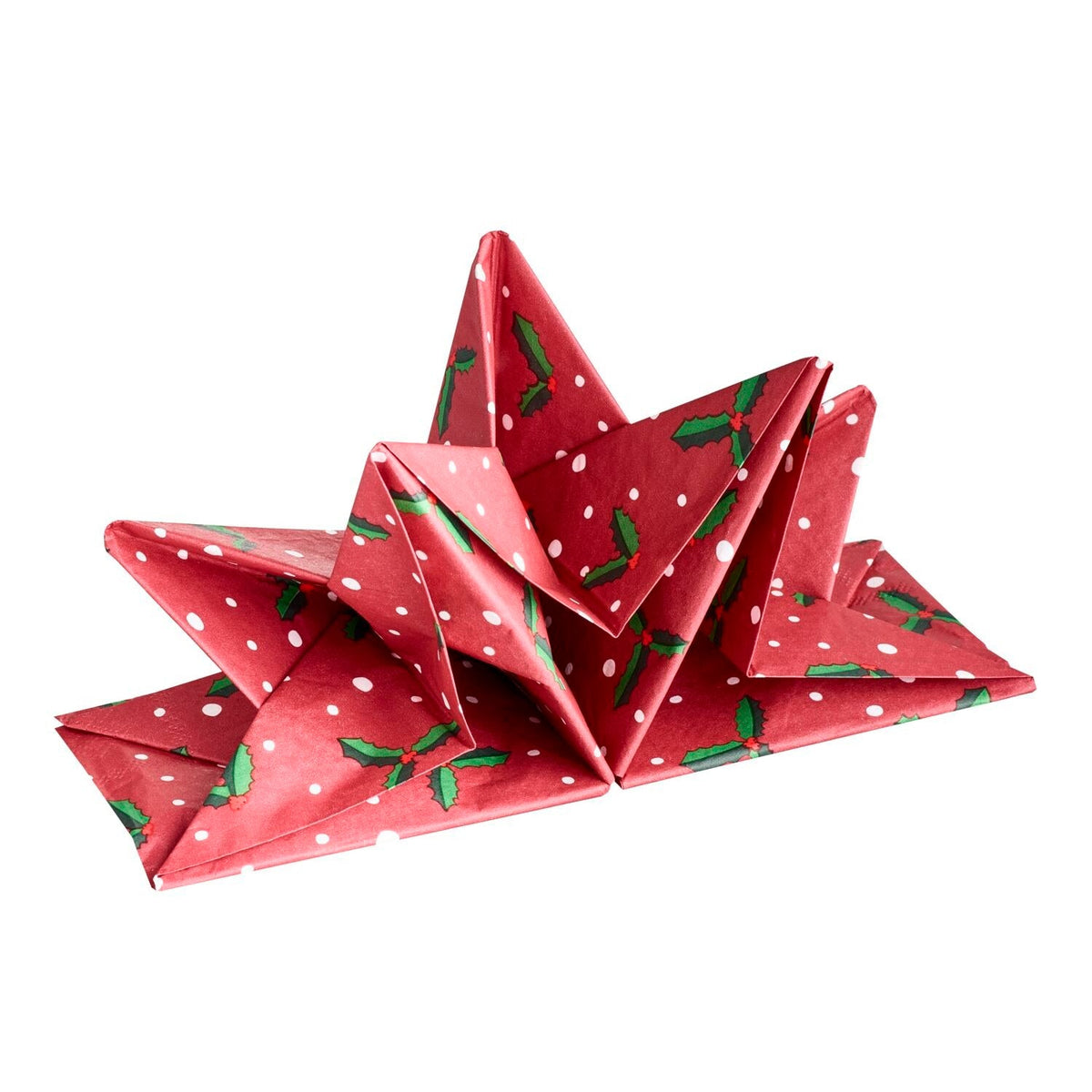 12 Lakeland Winter Berry Pre-Folded Napkins