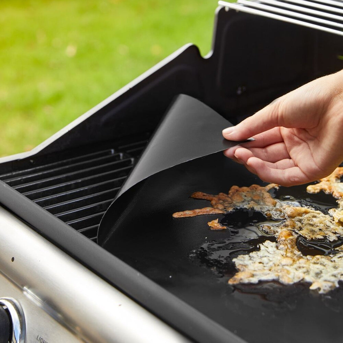 Magic Non-Stick BBQ Liners for Gas & Charcoal Grills – Pack of 2