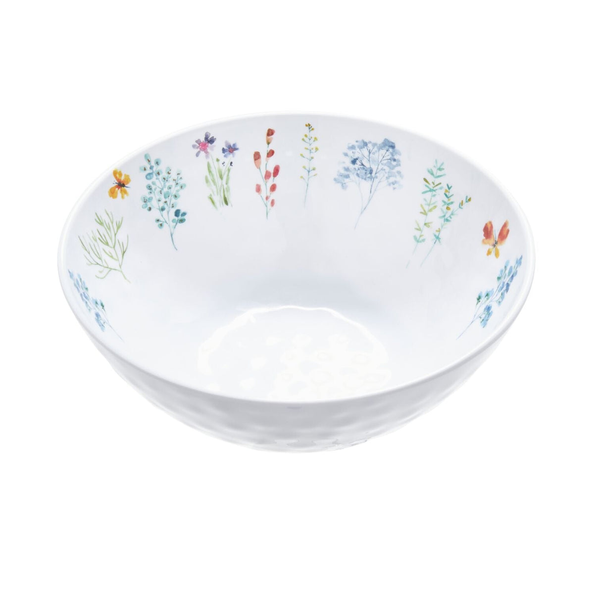 Summer Meadow Melamine Salad Bowl