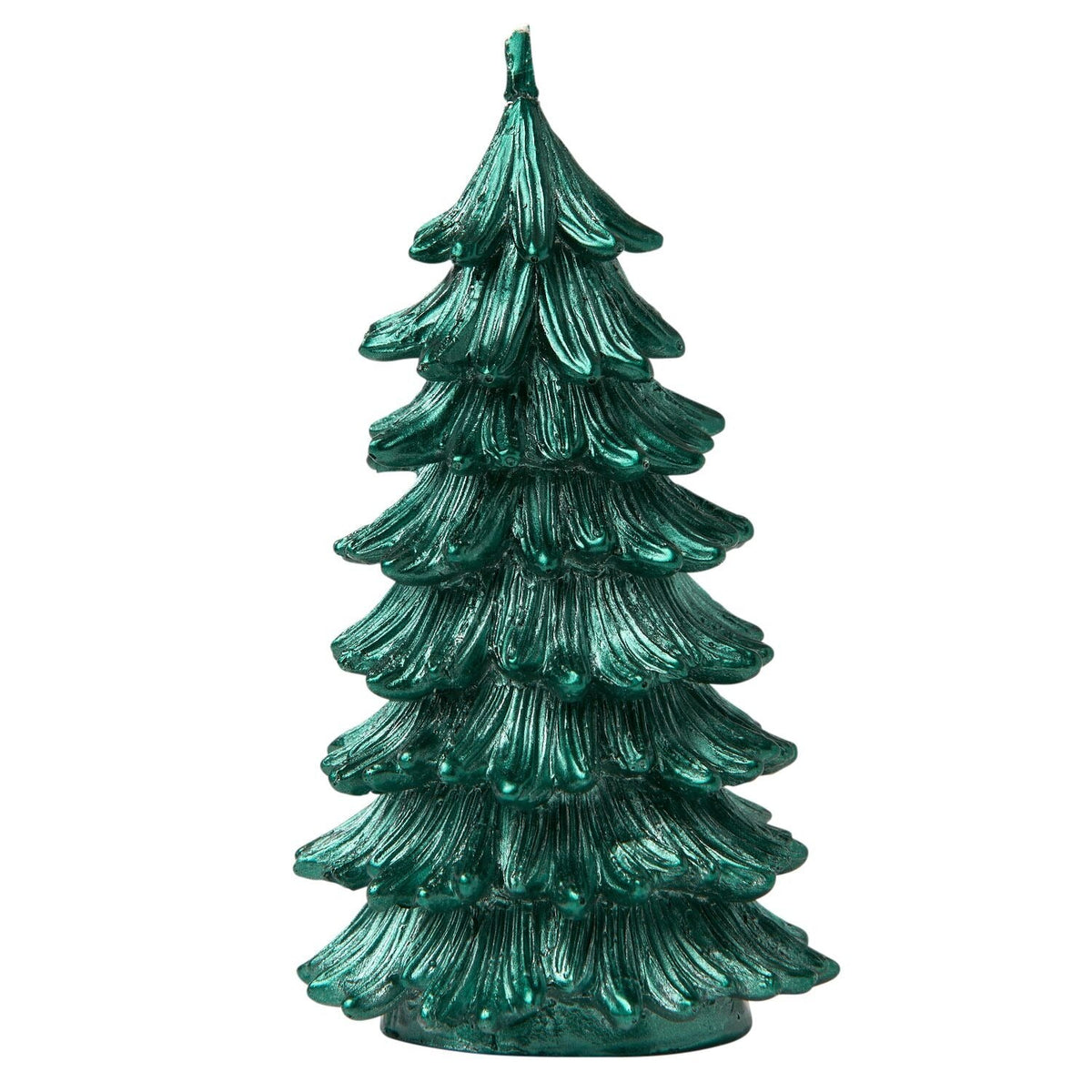 Lakeland Small Green Christmas Tree Shaped Candle