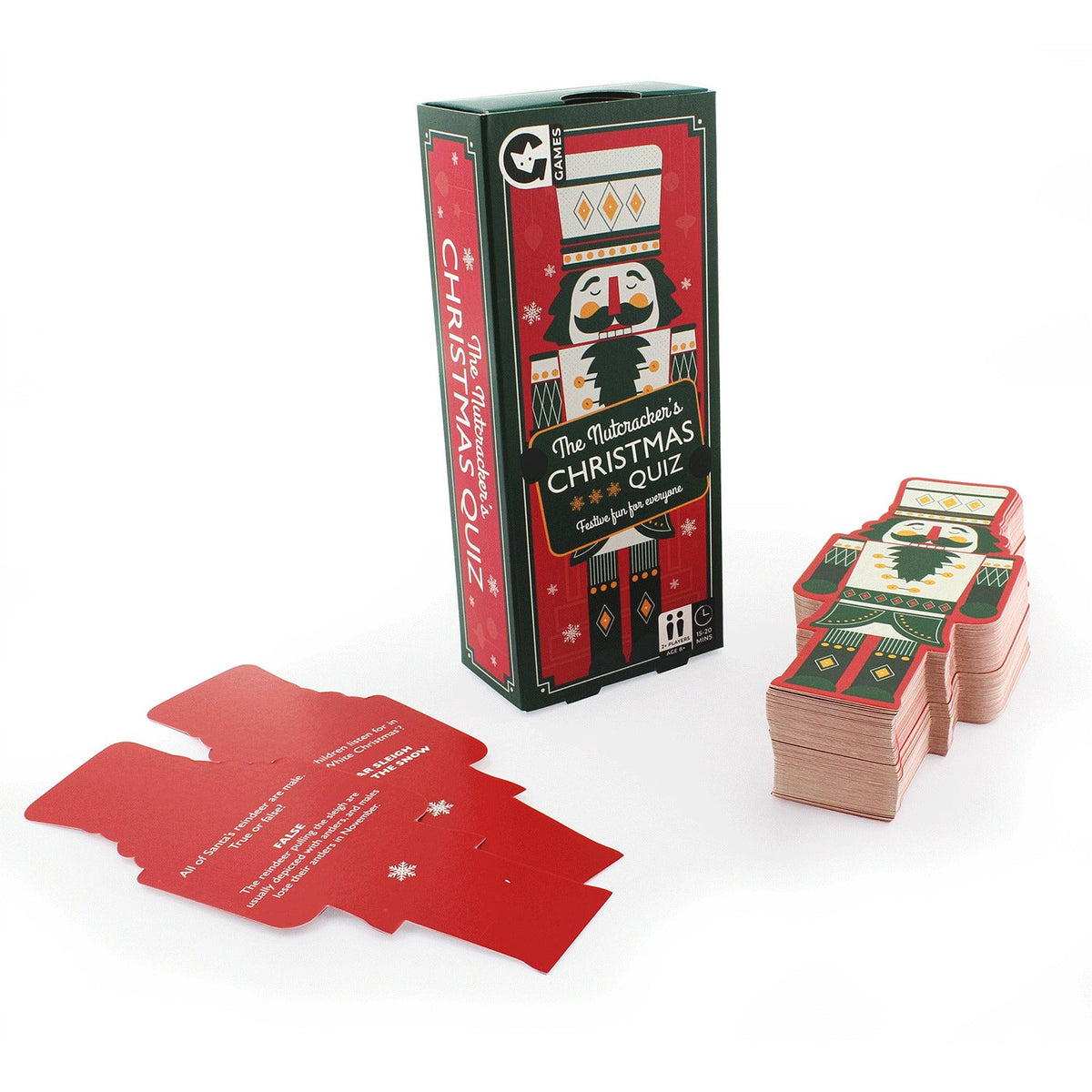 Nutcracker Christmas Quiz Card Game