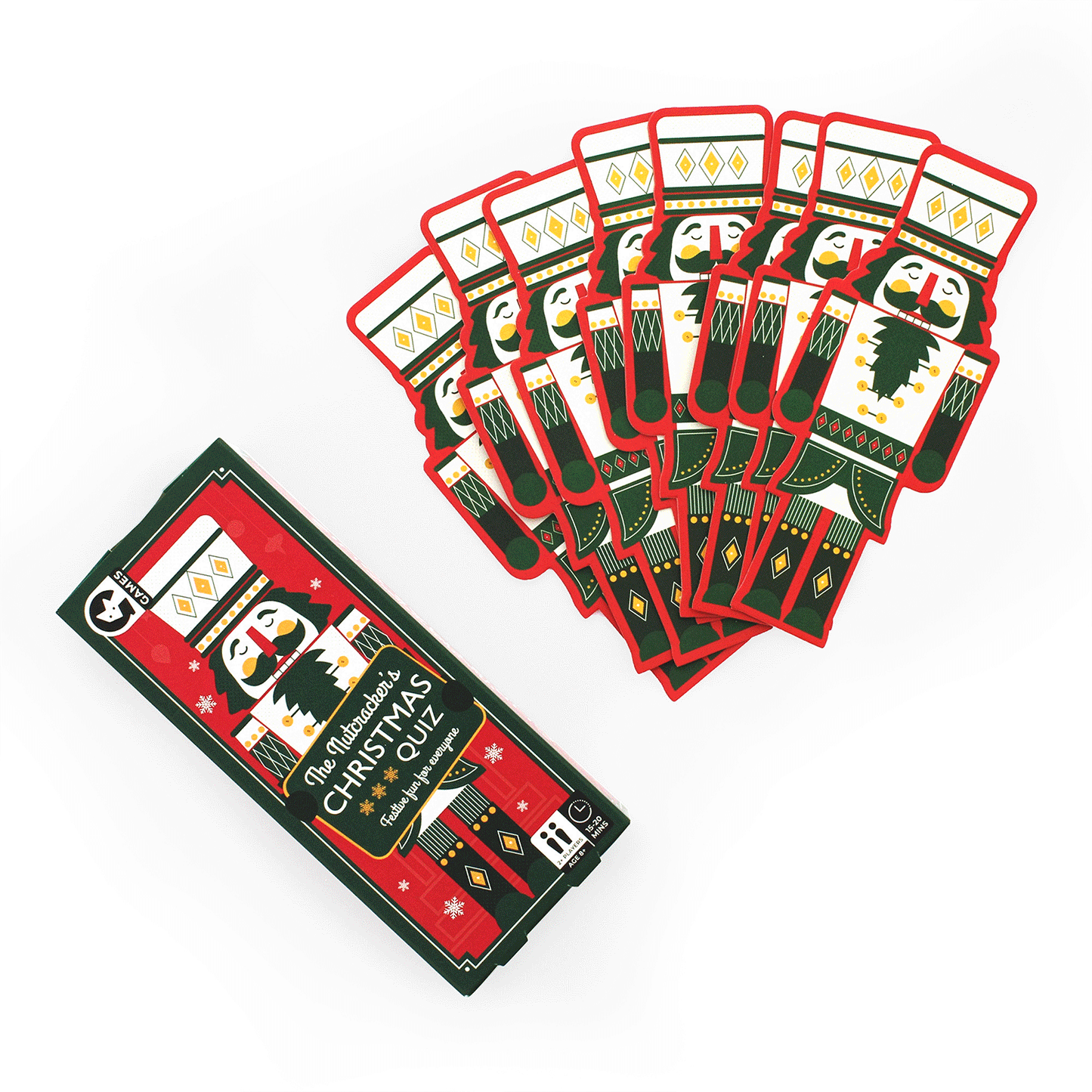 Nutcracker Christmas Quiz Card Game
