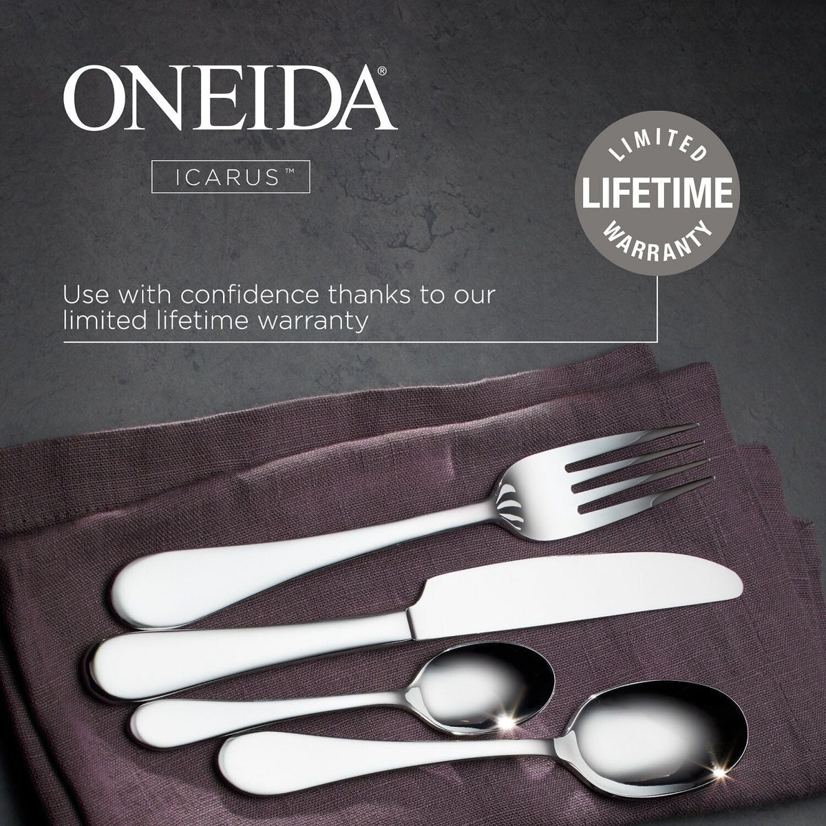 Oneida Icarus 16-Piece Cutlery Set