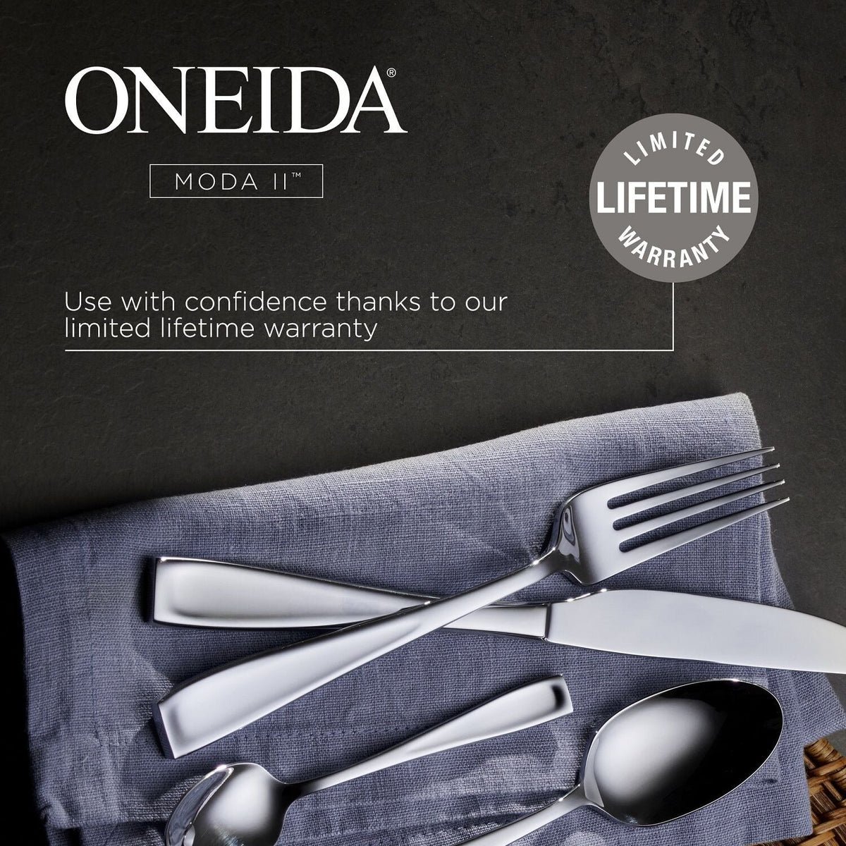 Oneida Moda 2 16-Piece Cutlery Set