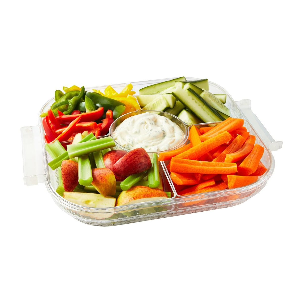Lakeland Lidded Divided Serving Platter