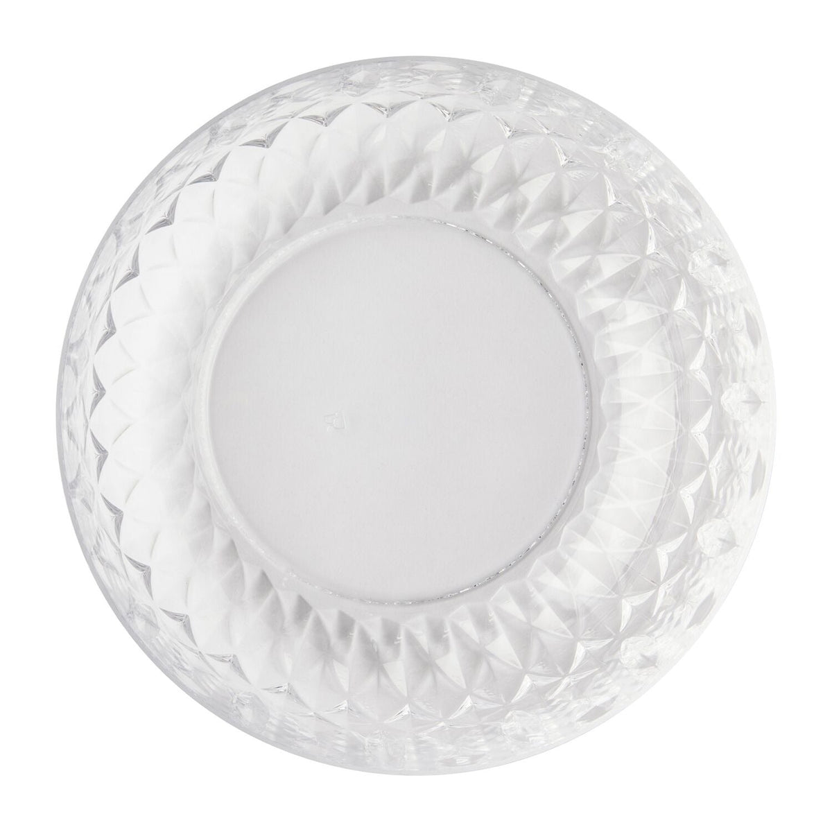 Crystal-Look Acrylic Large Serving Bowl