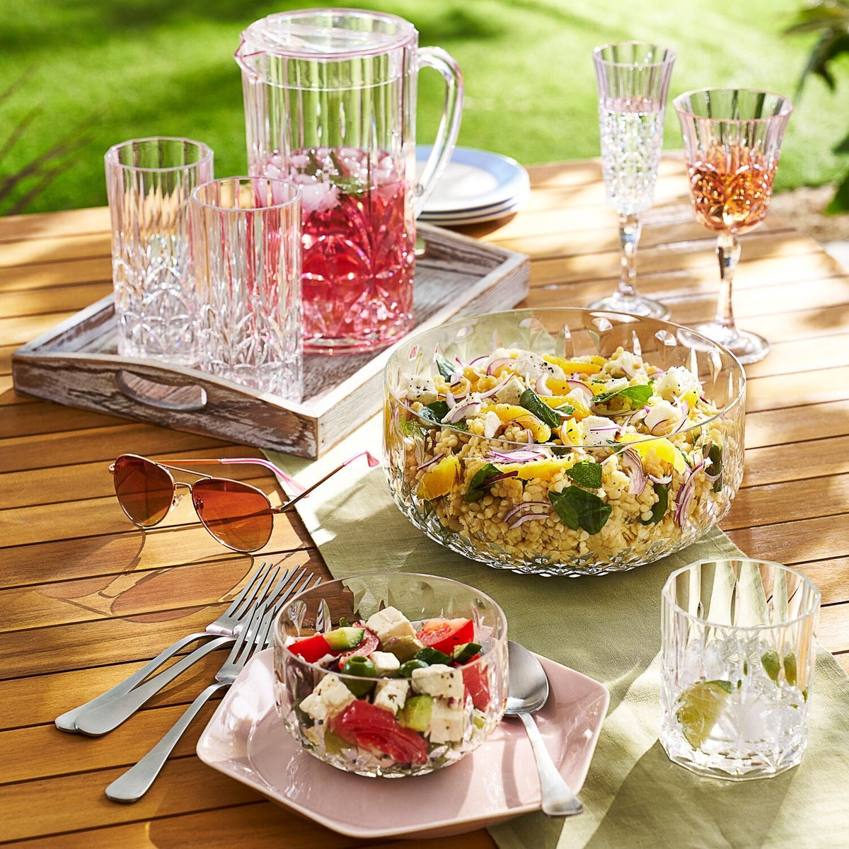 Crystal-Look Acrylic Small Serving Bowl