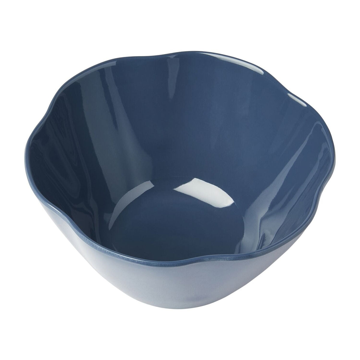 Lakeland Melamine Flower Shaped Blue Bowl