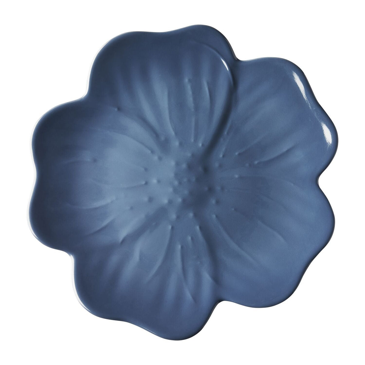 Lakeland Melamine Flower Shaped Blue Plate