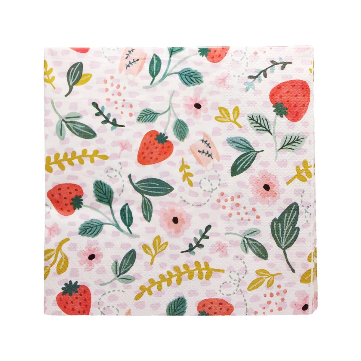 20 Lakeland Strawberry Patch 3-Ply Napkins