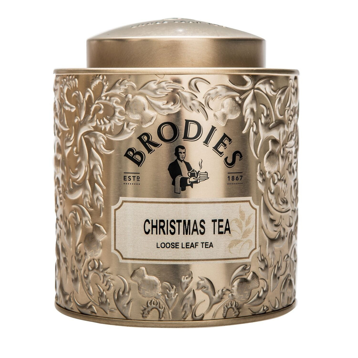 Brodies Christmas Loose-Leaf Tea Caddy