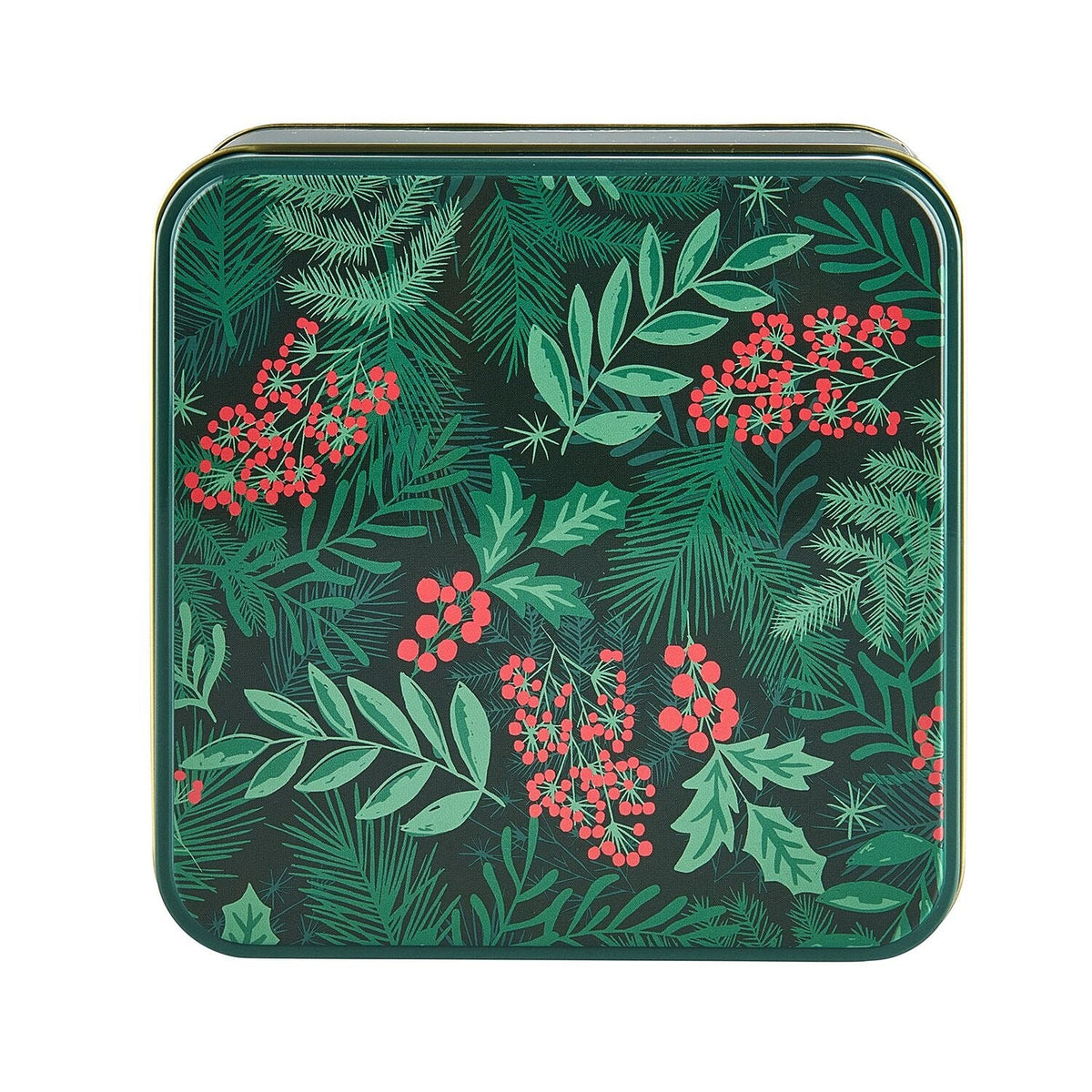 Festive Foliage Biscuit Tin 160g