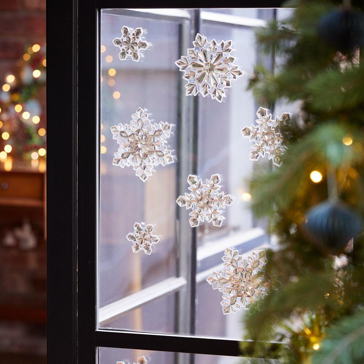 Lakeland Snowflake Window Stickers