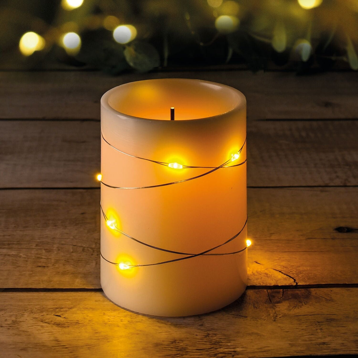Lakeland 10cm LED Pillar Candle