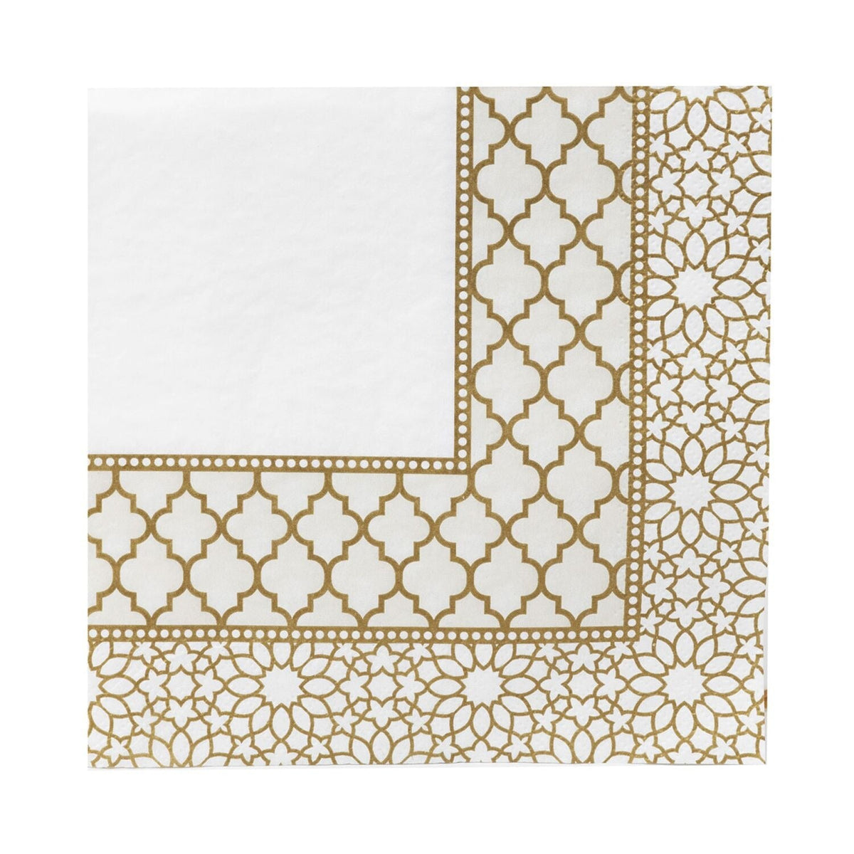 Talking Tables Gold Tile Napkins 20 pack