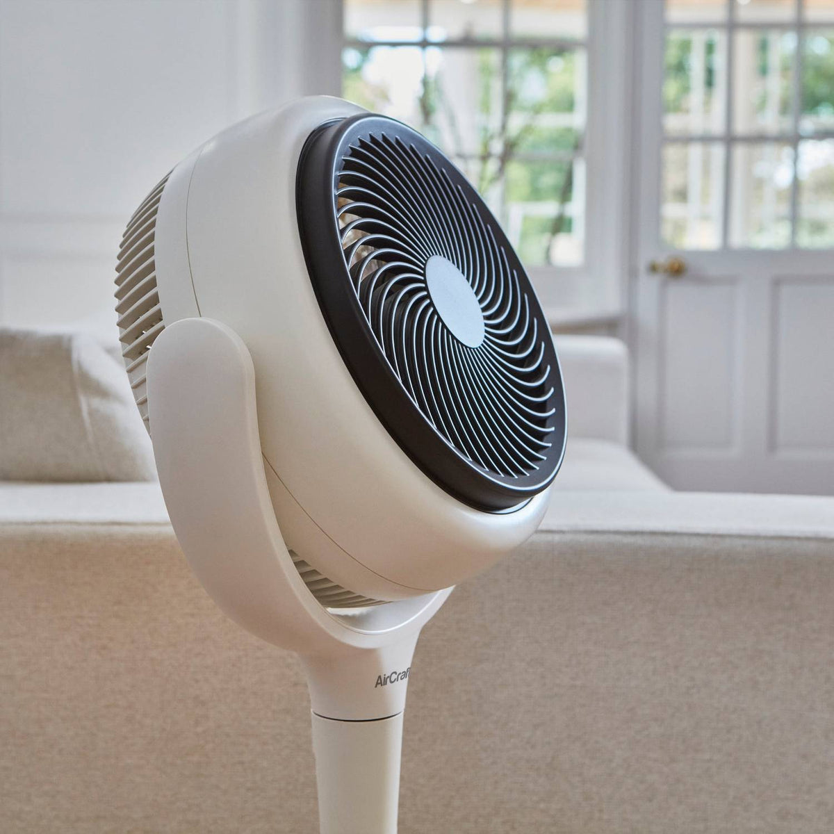 AirCraft LUME Quiet Air Circulator Fan with Remote & LED Backlight