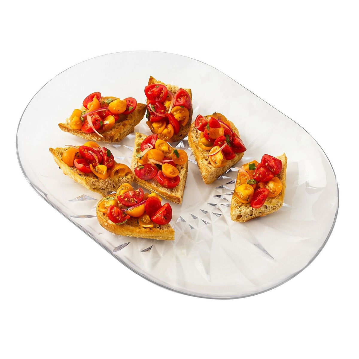 Crystal-Look Acrylic Platter