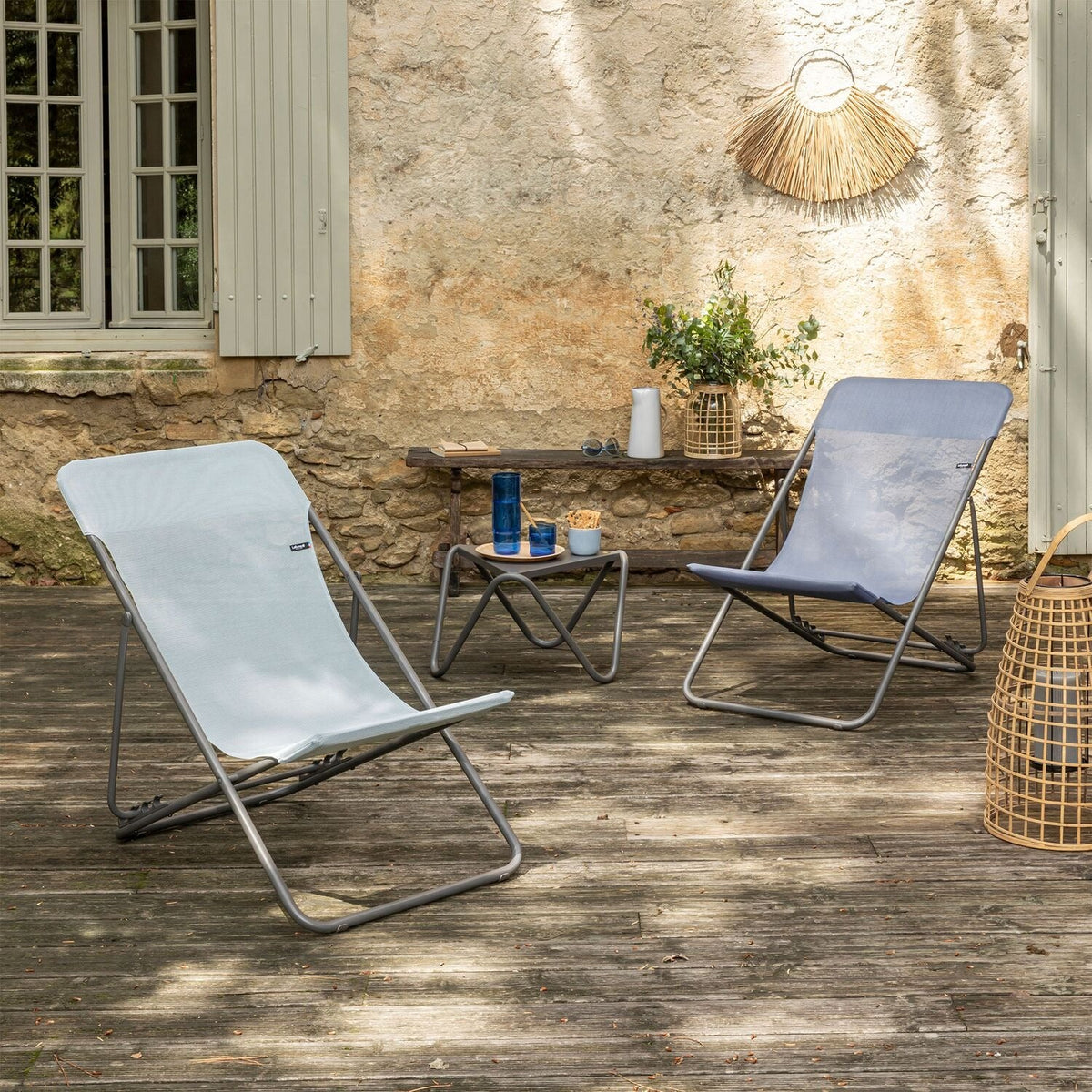 Lafuma Relaxation Deck Chair Siegle – Set of 2
