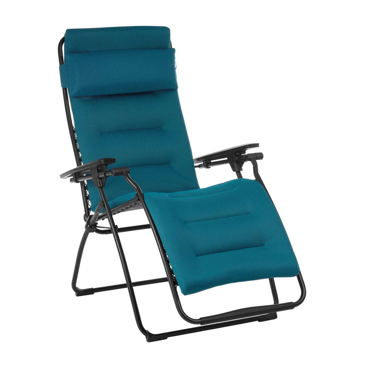 Lafuma Futura Padded Reclining Chair Coral Blue