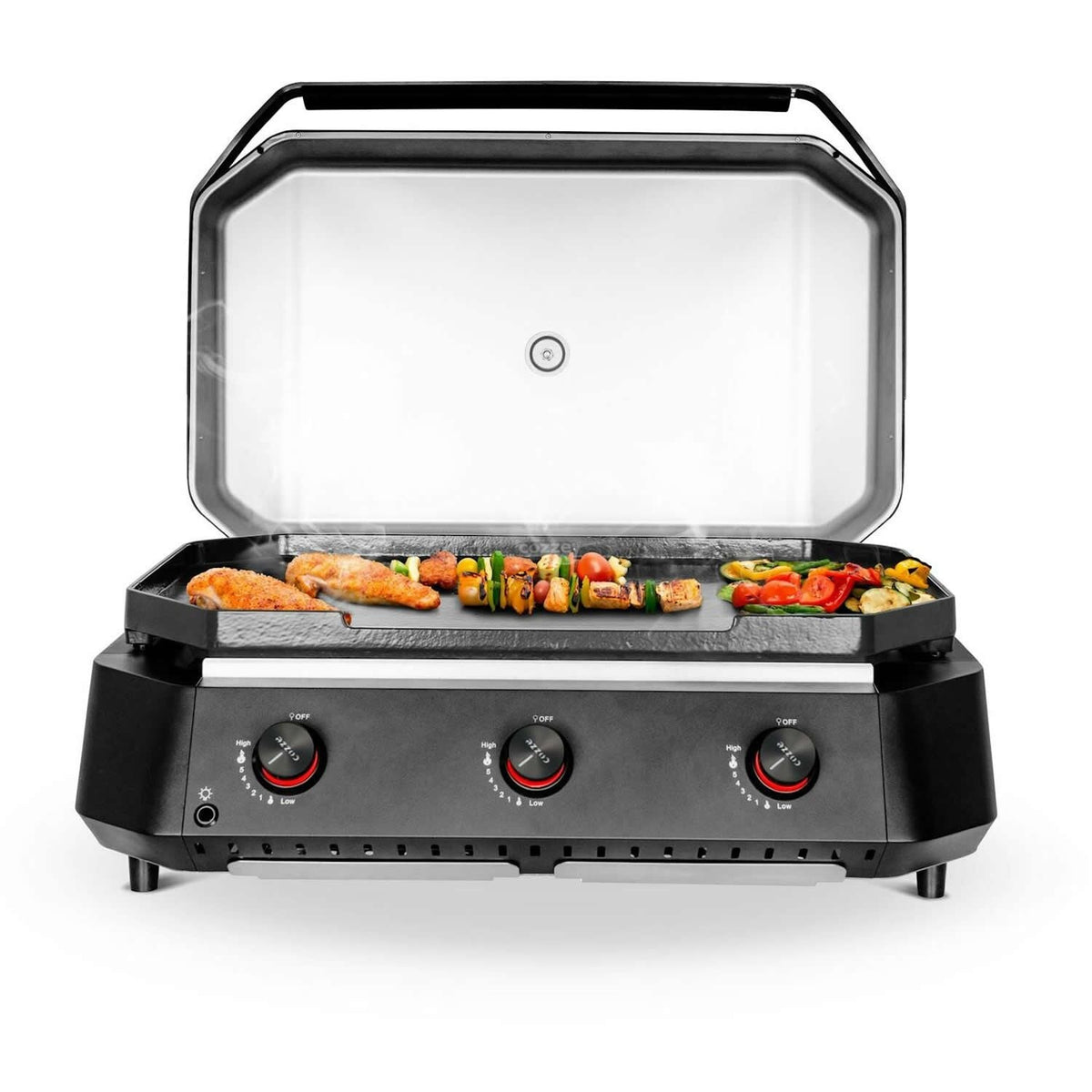 Cozze 3 Burner Plancha 800 Gas BBQ CZ90516-C