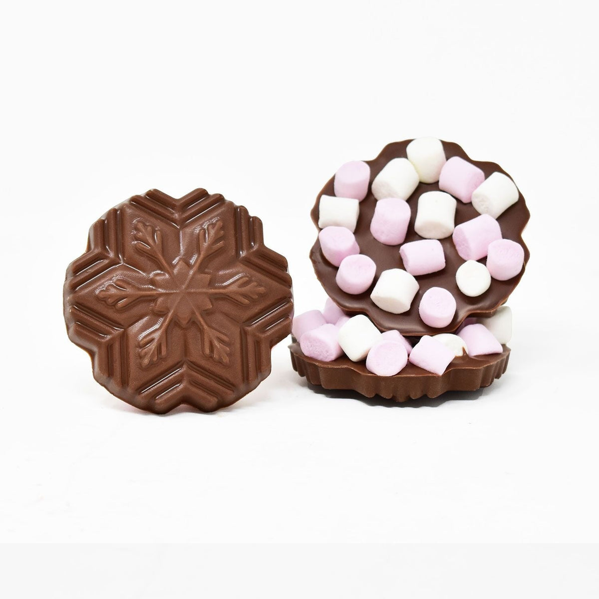 Cocoba Hot Chocolate Snowflake Discs 150g
