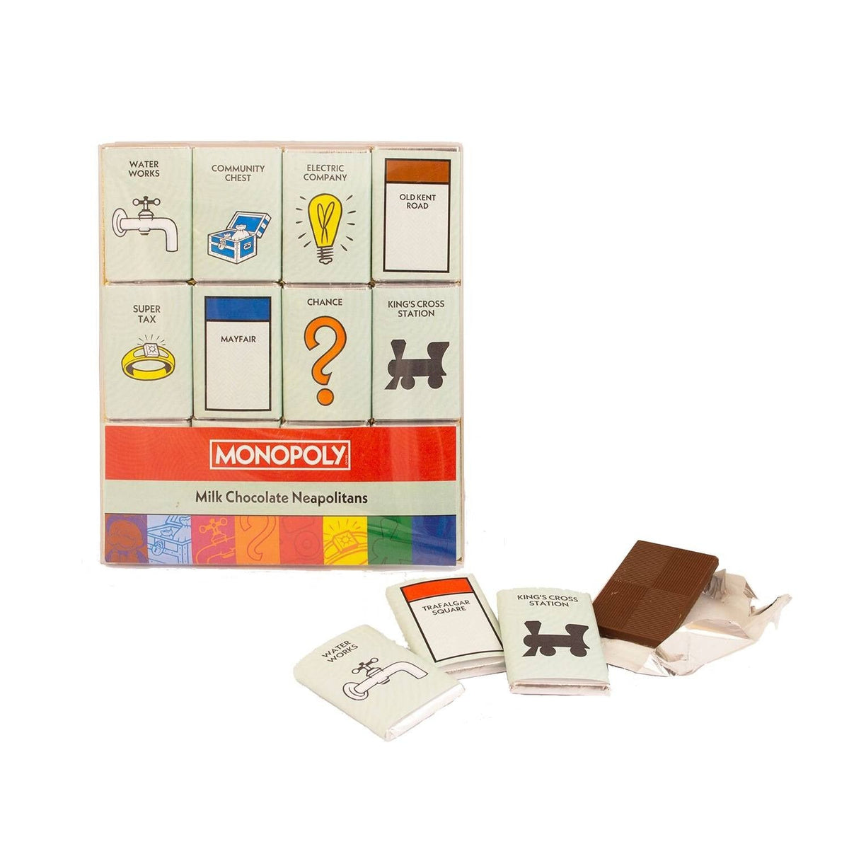 Monopoly Neapolitan Milk Chocolates – 12‑Piece Gift Pack