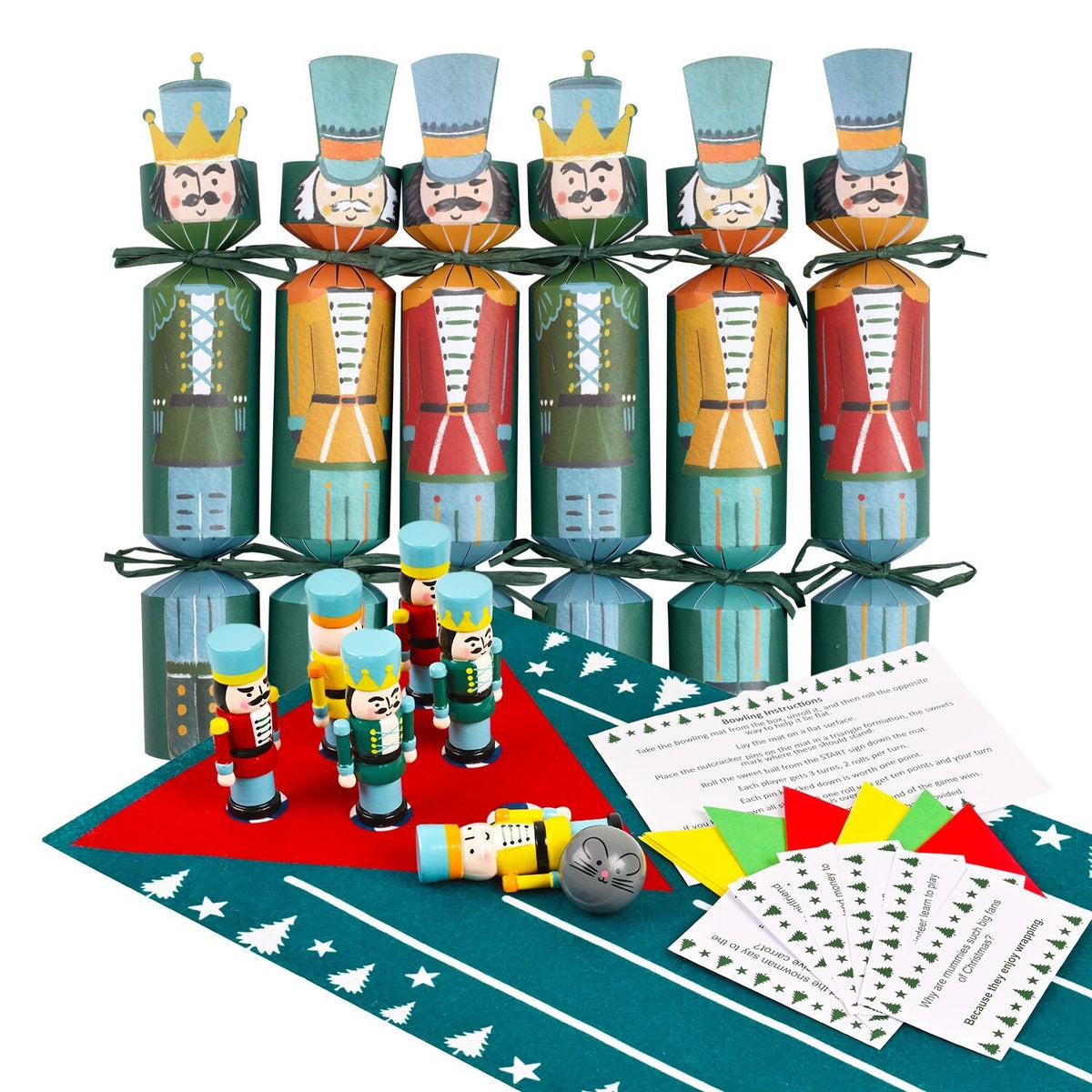 6 Lakeland Nutcracker Bowling Crackers