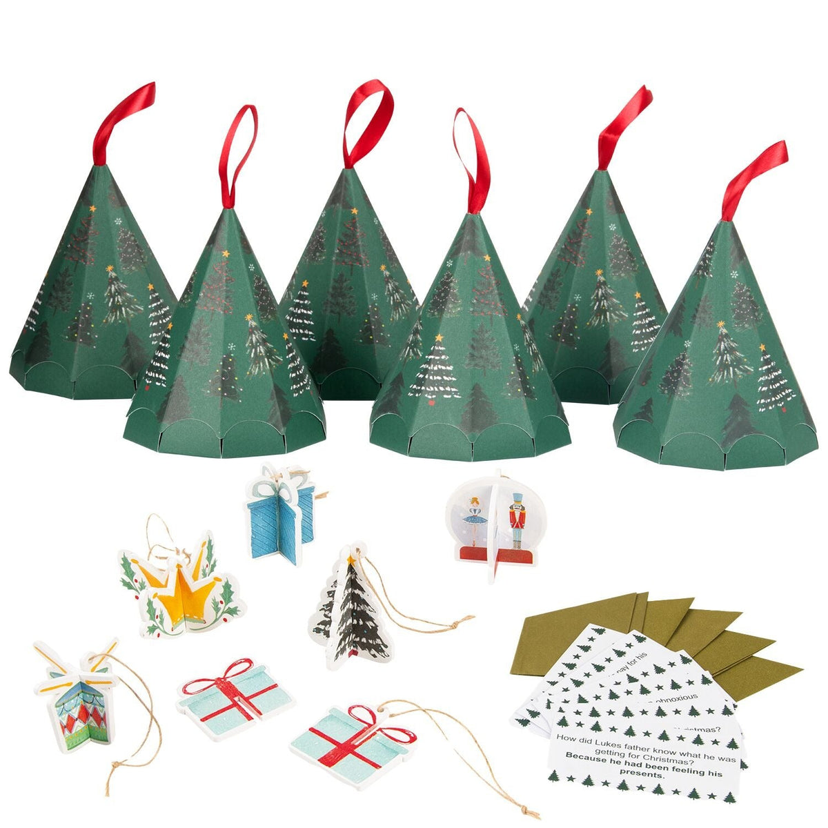 Lakeland Christmas Tree Shaped Crackers
