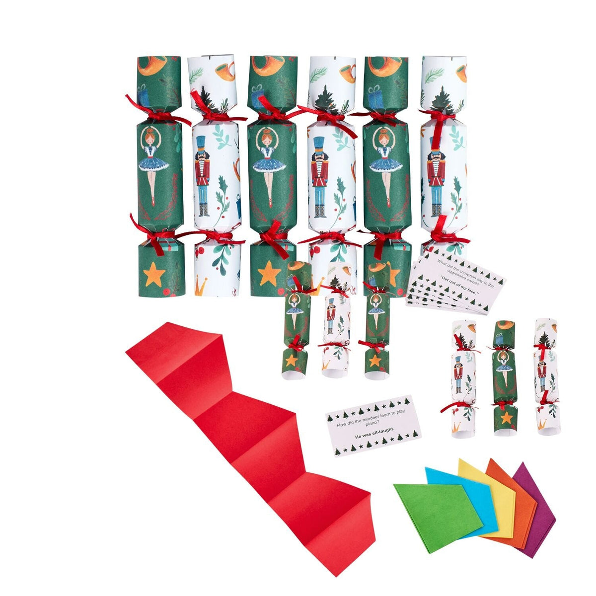 6 Lakeland Nutcracker Mini Crackers