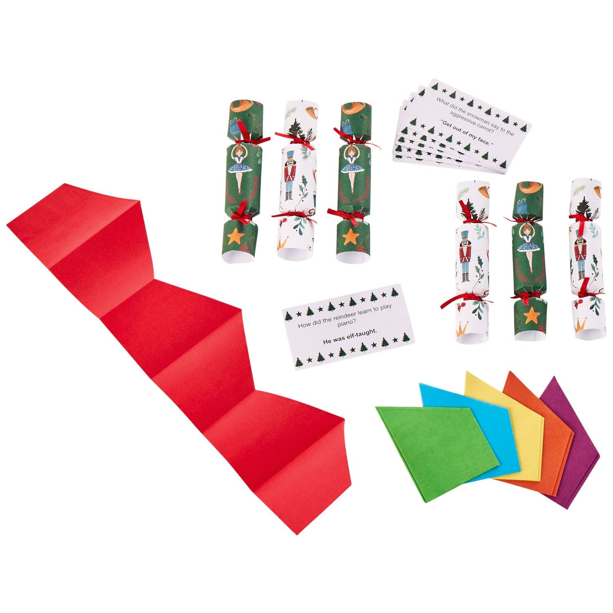 6 Lakeland Nutcracker Mini Crackers