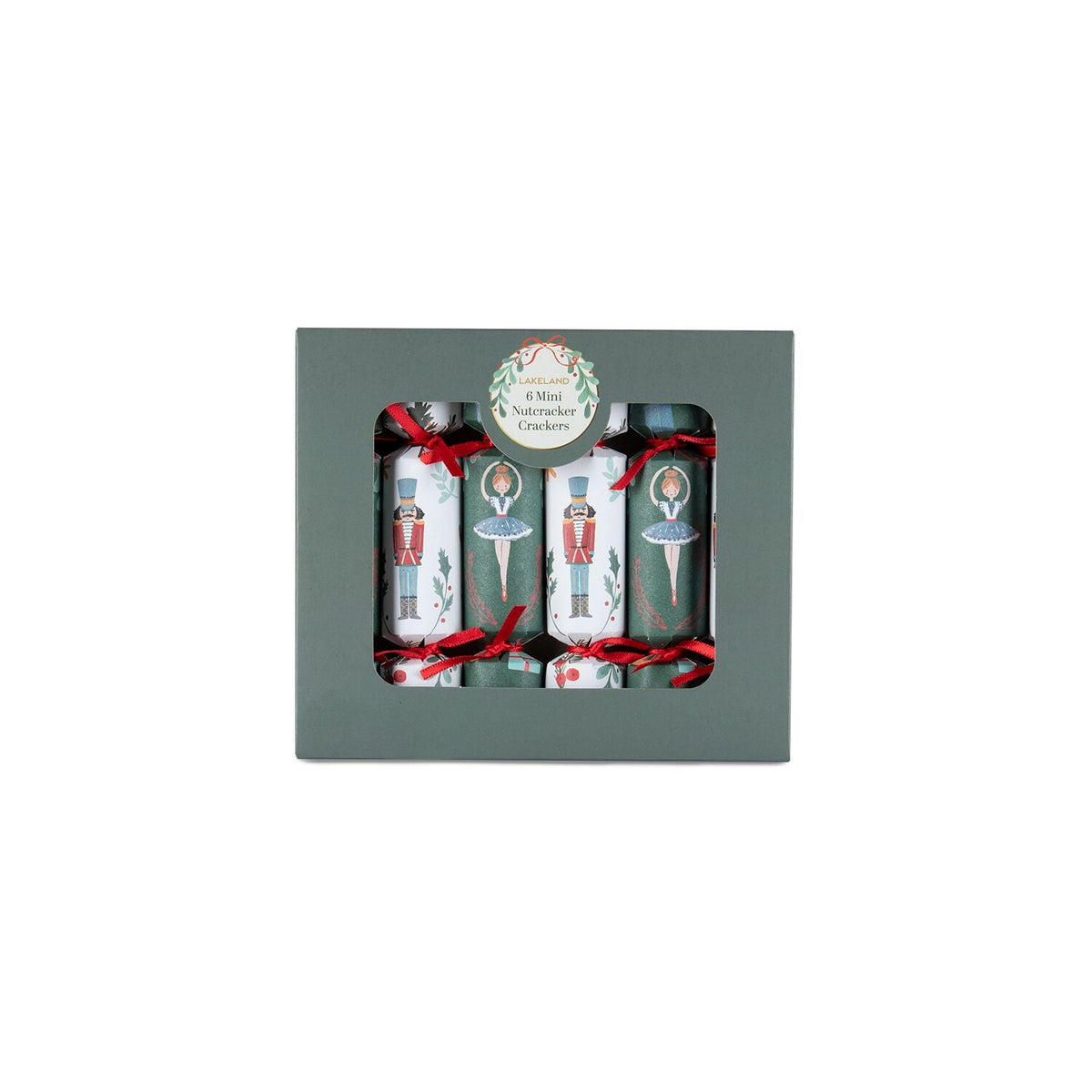 6 Lakeland Nutcracker Mini Crackers