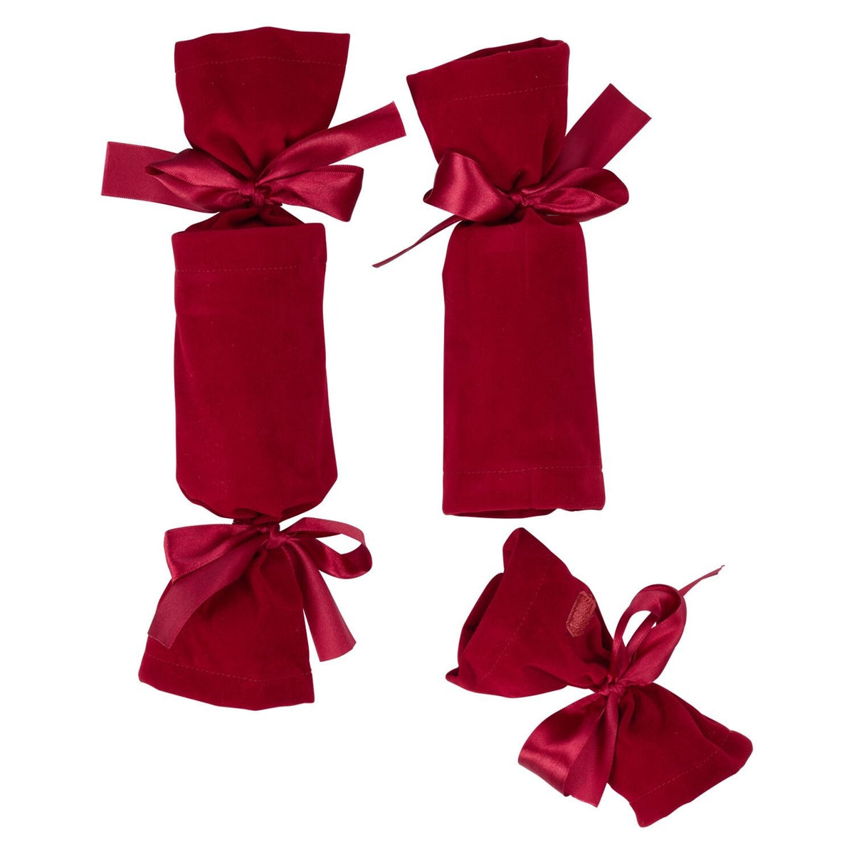 2 Lakeland Red Velvet Fabric Reusable Crackers