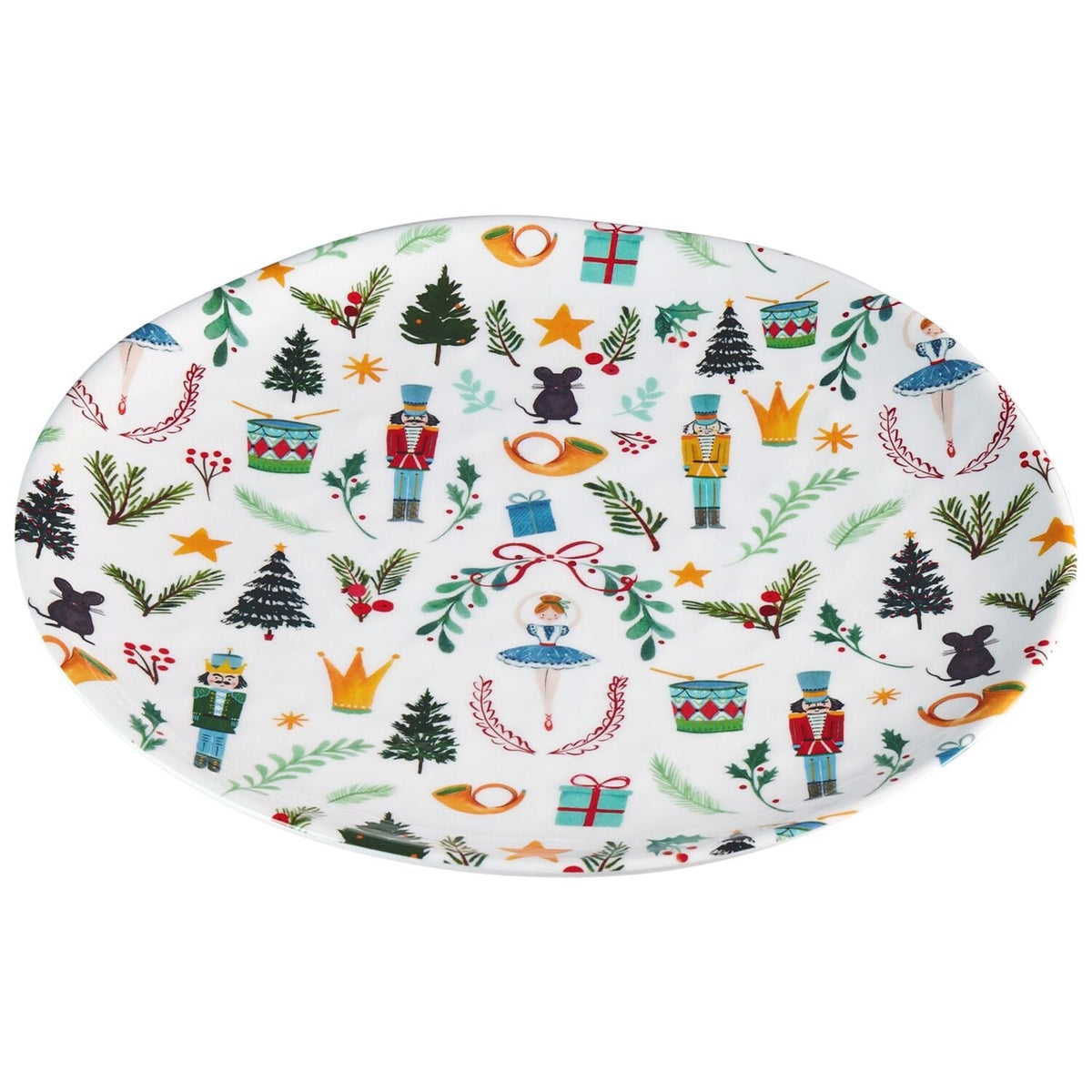 Lakeland Melamine Round Nutcracker Platter
