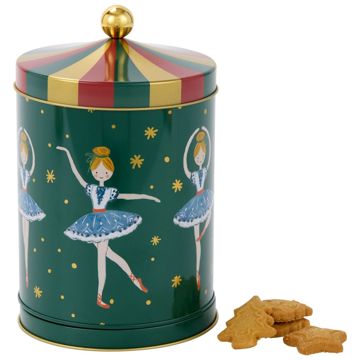 Lakeland Rotating Musical Ballerina Biscuit Tin 200g