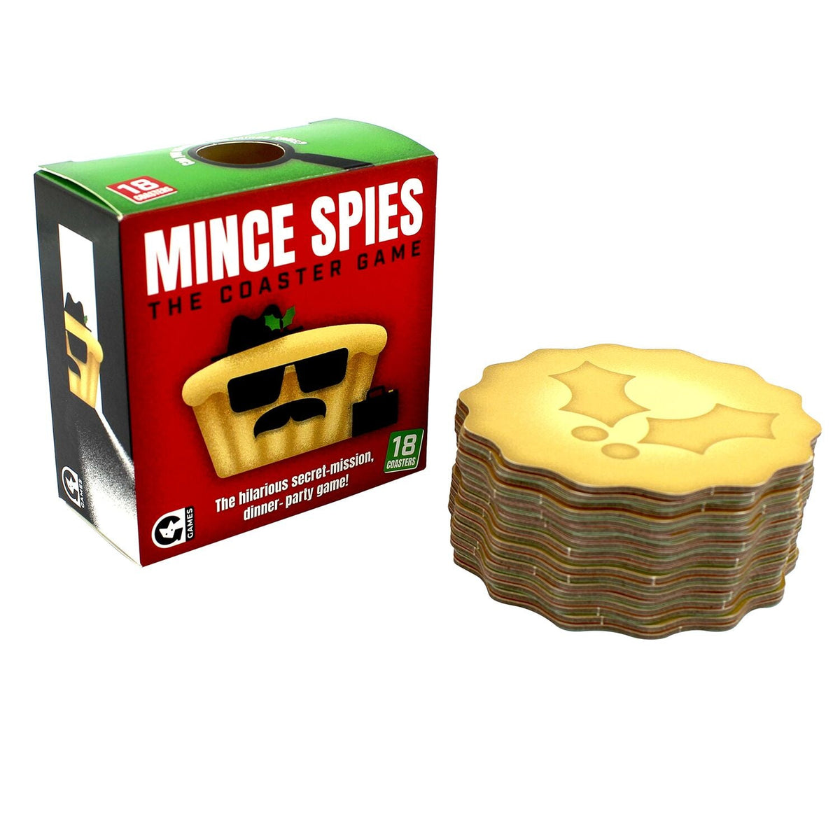 Mince Spies Coaster Card Game