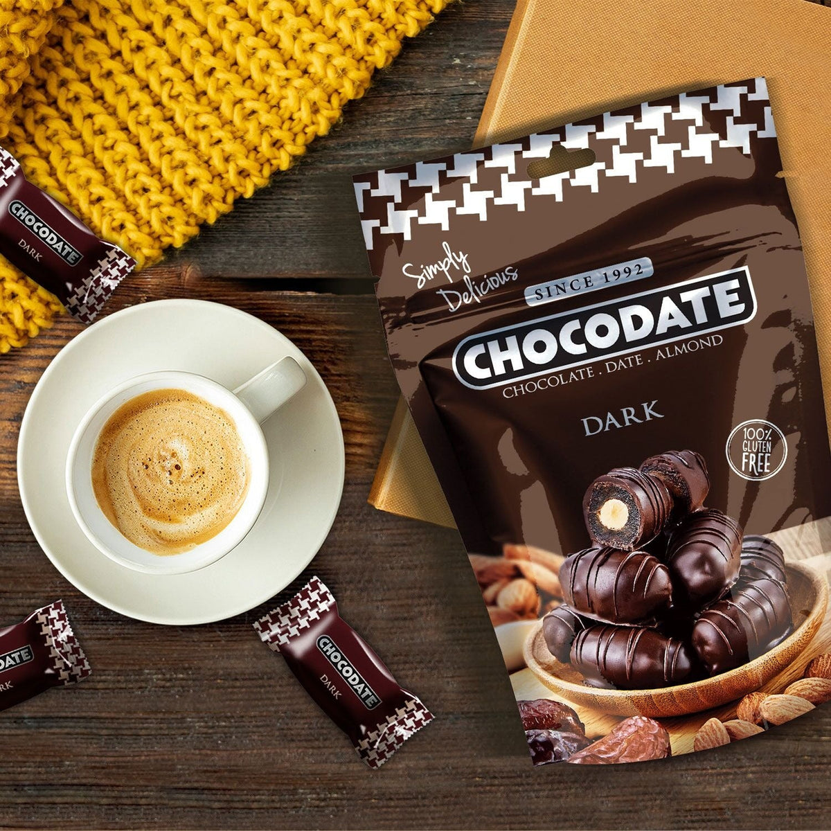 Chocodate Dark Chocolate Dates - 100g