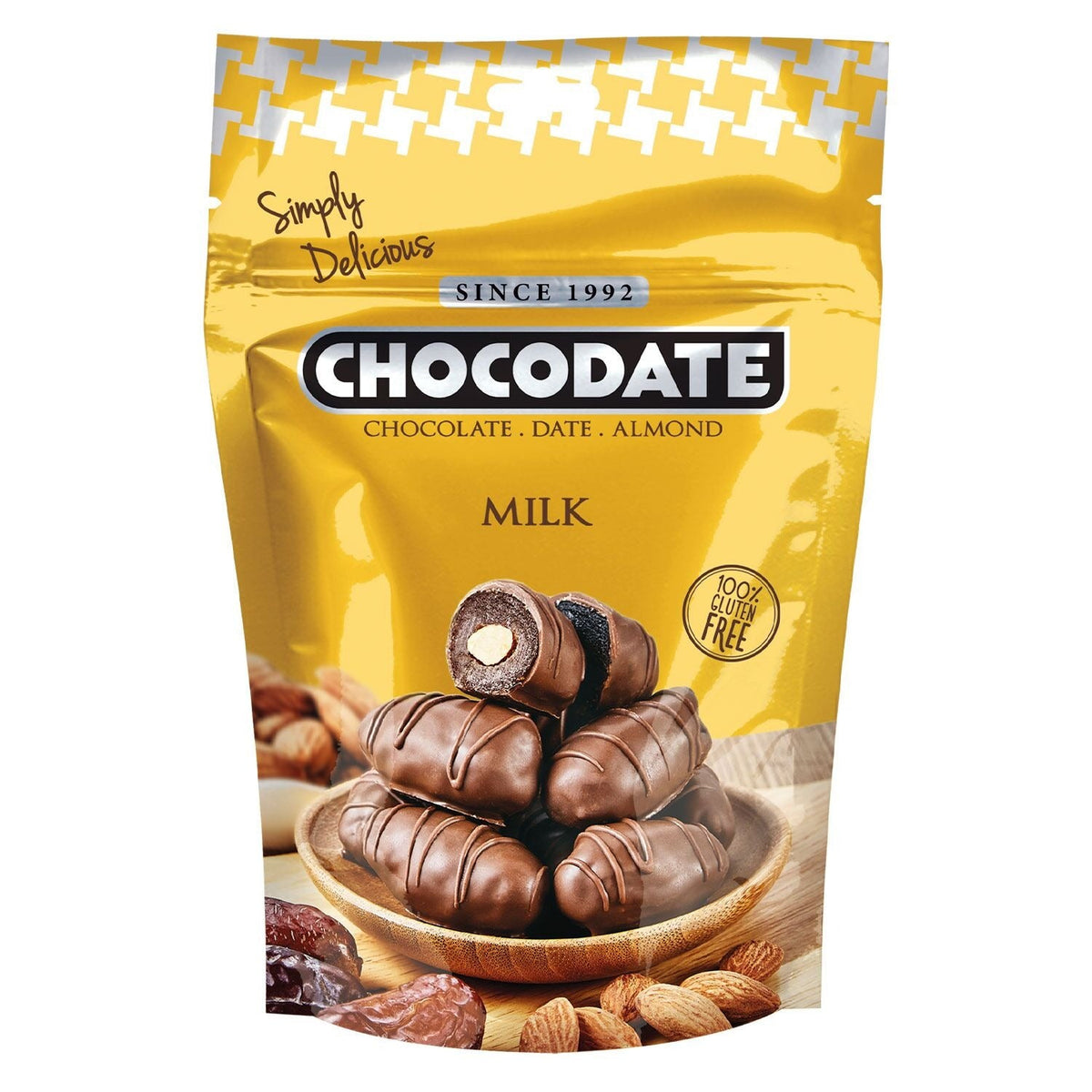 Chocodate Milk Chocolate Dates - 100g