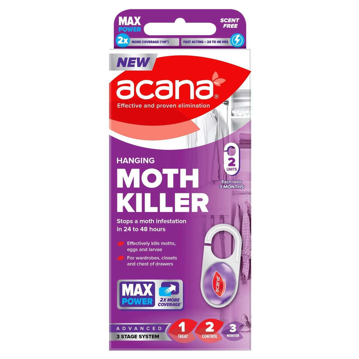 Acana Hanging Sachet Moth Killer