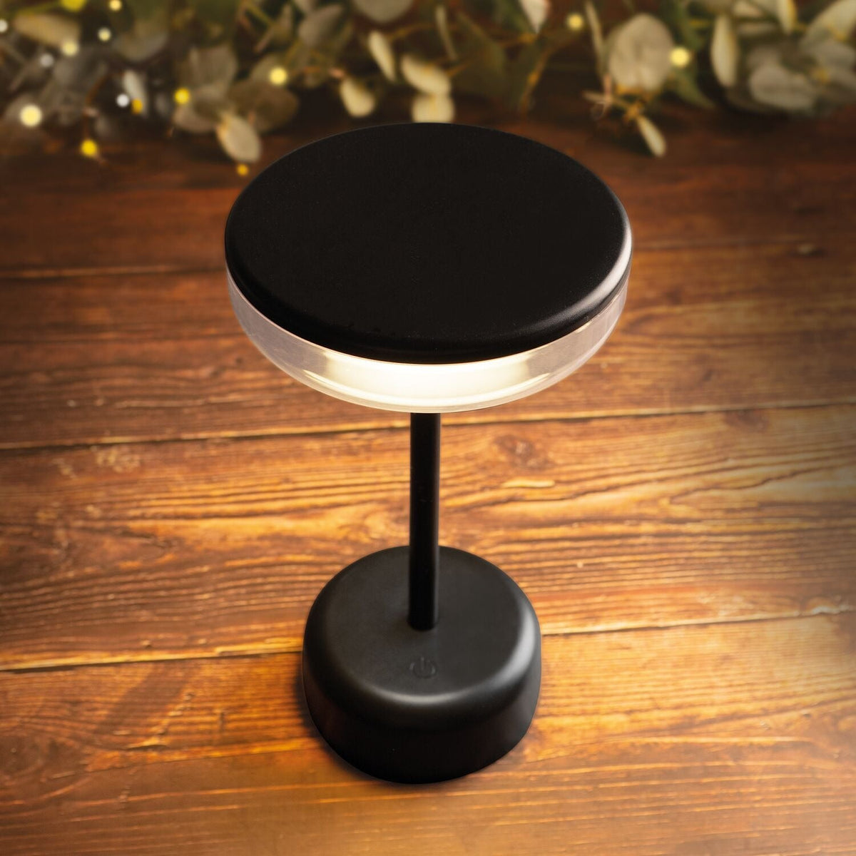 Lakeland Rechargeable Tabletop Lamp – Black