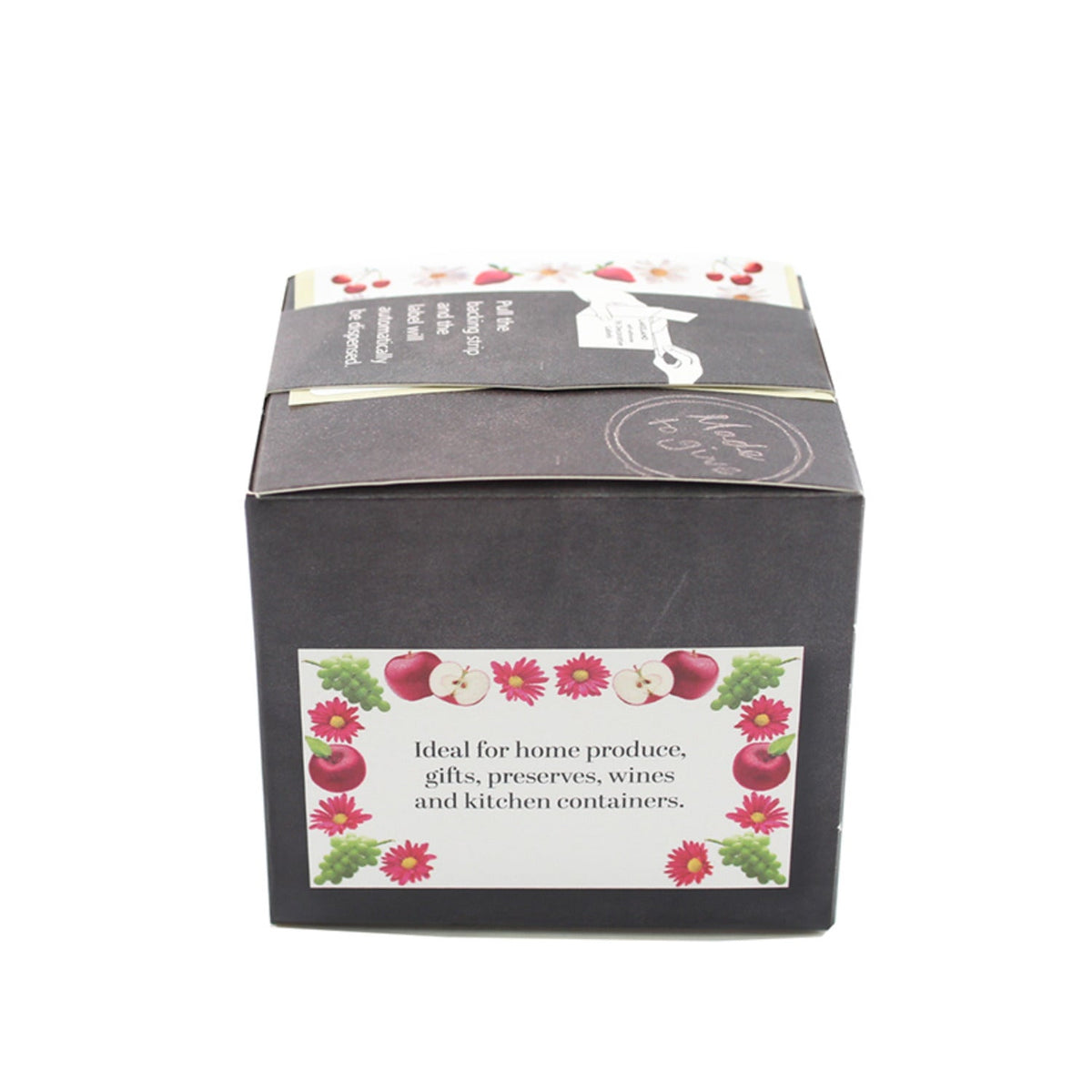 76 Traditional Decorative Jam Jar Adhesive Gift Labels - 4 Designs