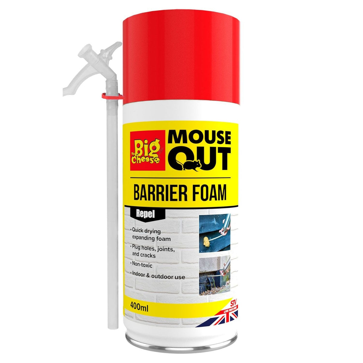 The Big Cheese Mouse Out Barrier Foam - 400ml